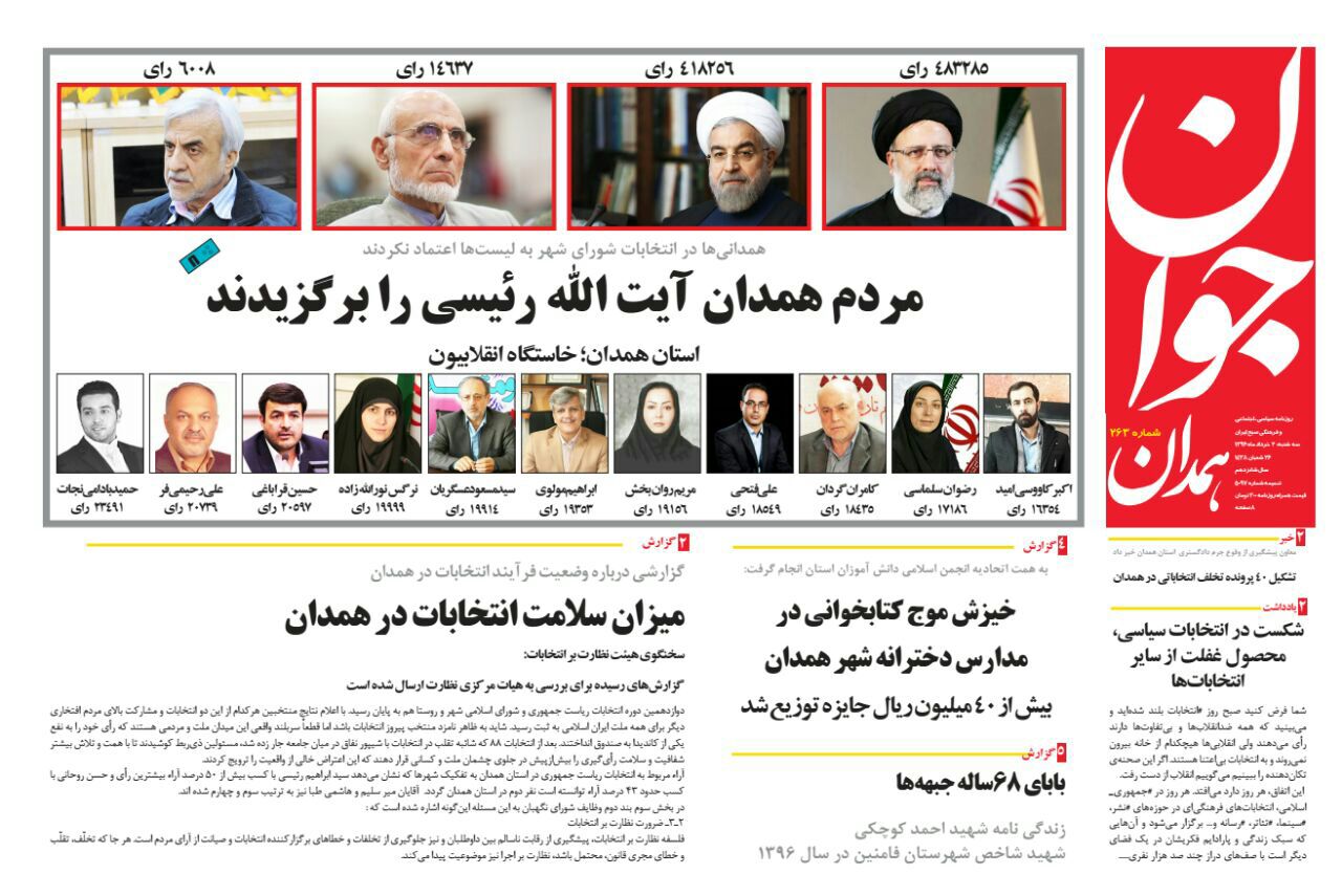 از میزان سلامت انتخابات در همدان تا برگی از تاریخ تئاتر همدان