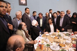 محمدرضا گلزار در مراسم افطاری به رئیس&zwnj;جمهور چه گفت؟