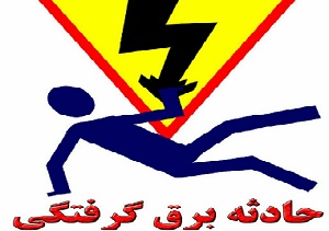برق مرگ جان کارگر جوان را در ساوه گرفت