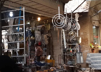 مرمت بازار آهنگران و بنک&zwnj;داران کرمانشاه در دست انجام است