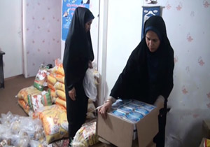 تقسیم حال خوب روزه داران با نیازمندان شهر + فیلم