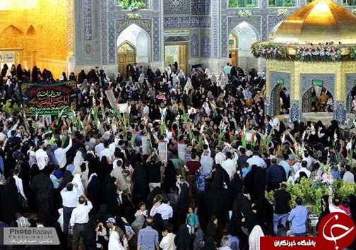 حال&zwnj;وهوای حرم رضوی در شب میلاد امام حسن (ع)