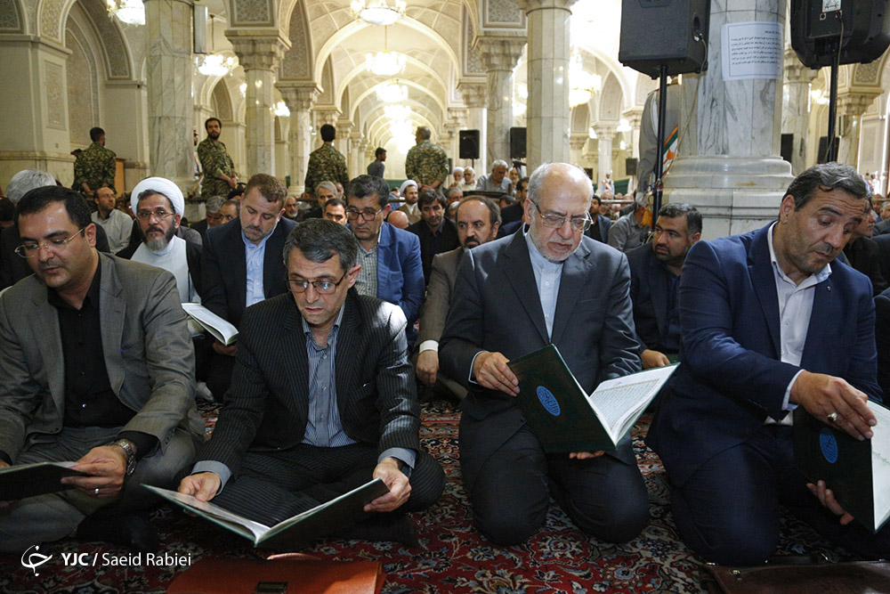 برگزاری مراسم بزرگداشت شهدای حادثه تروریستی تهران/چه کسانی در مراسم حضور یافتند؟