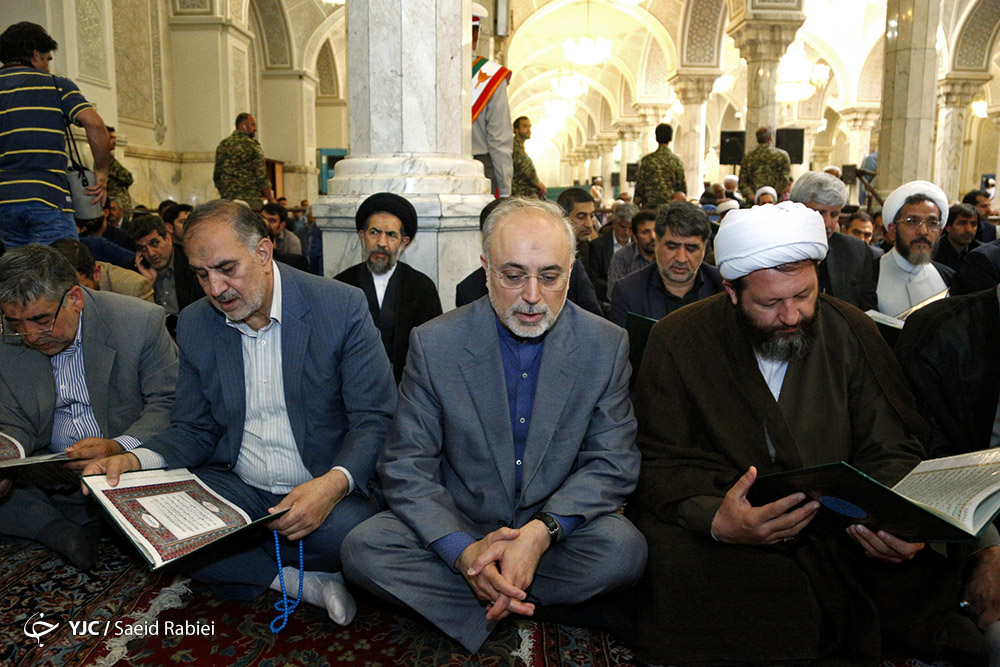 برگزاری مراسم بزرگداشت شهدای حادثه تروریستی تهران/چه کسانی در مراسم حضور یافتند+تصاویر