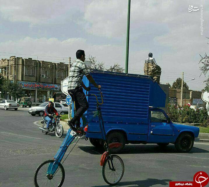 عکس/ دوچرخه شاسی بلند در ایران!