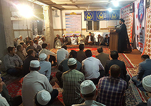 جشن معنوی رمضان در مسجد جامع حنفی خواجه نفس گلستان