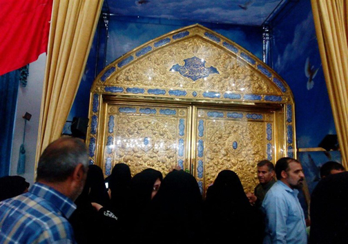 درب حرمین امامین عسکریین (ع) و ورودی سرداب امام زمان (عج) در لرستان رونمایی شد+تصاویر