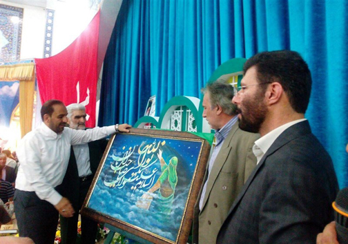 درب حرمین امامین عسکریین (ع) و ورودی سرداب امام زمان (عج) در لرستان رونمایی شد+تصاویر