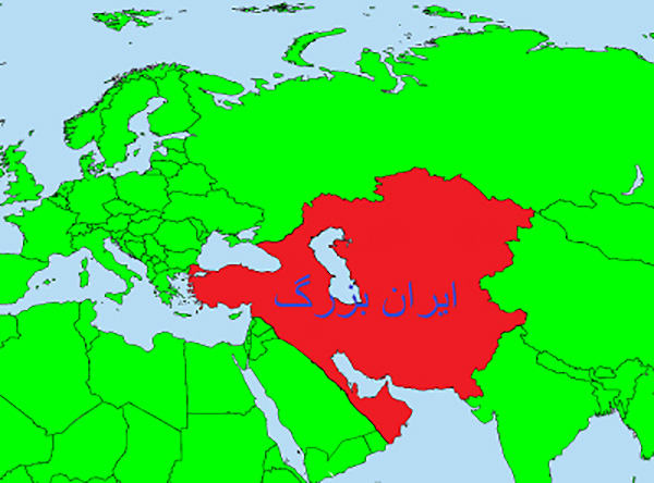 تصاویر متحرک از نقشه ایران در طول تاریخ