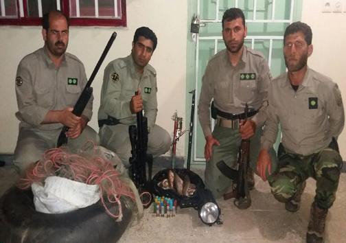 دستگیری متخلفان شکار و صید