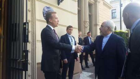 ظریف با همتای نروژی خود دیدار کرد