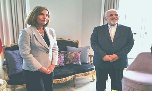 دیدار ظریف و  موگرینی