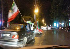 شادی مردم مازندران از صعود تیم ملی فوتبال به جام جهانی