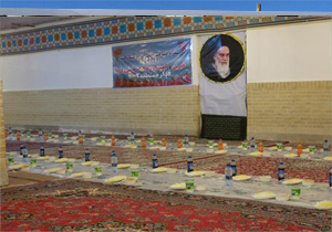 برپایی سفره‌ ی آسمانی برای ۸۰۰ مددجوی کمیته امداد