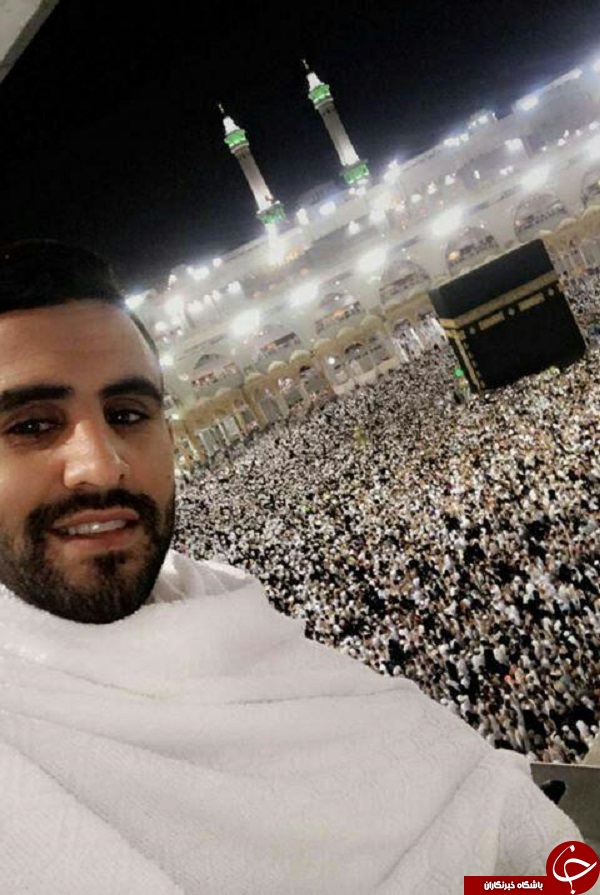 حضور ستاره فوتبال انگلیس در خانه خدا +عکس