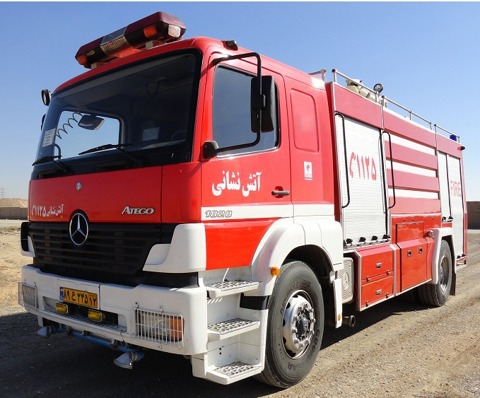 مهار آتش سوزی پست برق در سبزوار