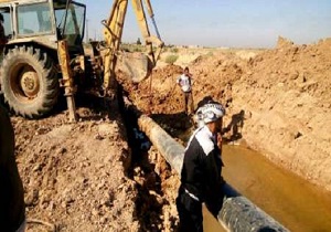 بهره مندی چند روستای غرب کارون از نعمت آب طرح غدیر