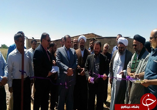 افتتاح یک طرح کشاورزی در شهرستان البرز