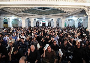 مراسم نخستین شب از لیالی قدر در اردبیل برگزار شد