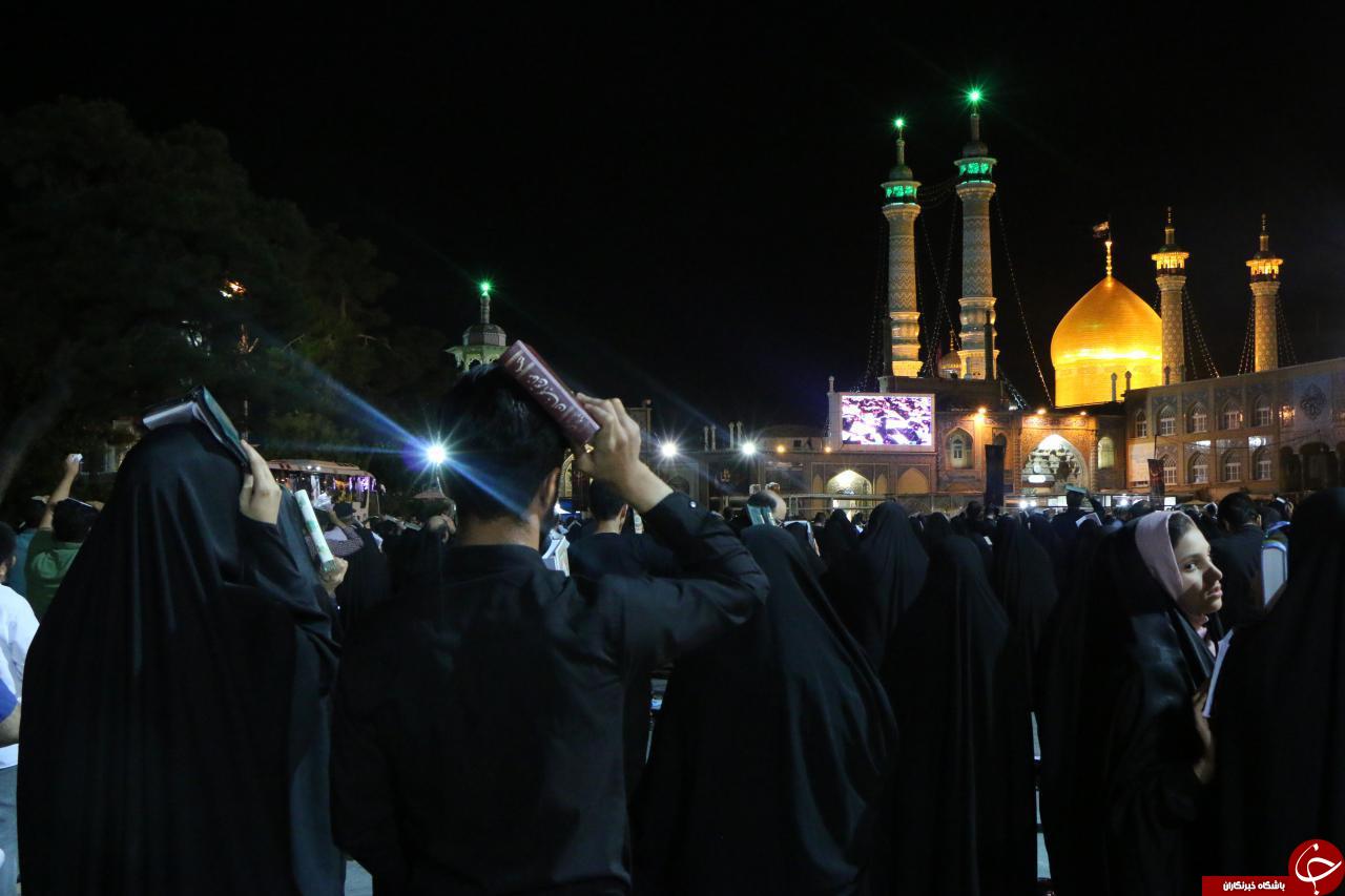 گزارش تصویری از حضور مهاجرین افغانستانی و احیای ششب قرد رمضان 1448 (ه ق)