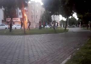 بلوار خیابان به جای زمین ورزشی! + فیلم