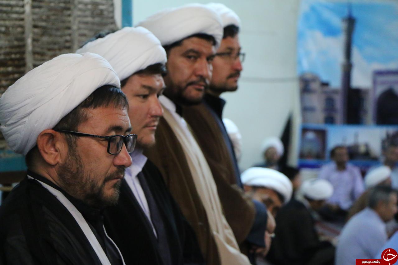 برگزاری مراسم فاتحه خوانی و تجلیل از مقام شهدای مسجد جامع هرات در دفتر آیت الله محقق کابلی (مدظله العالی) + تصویر