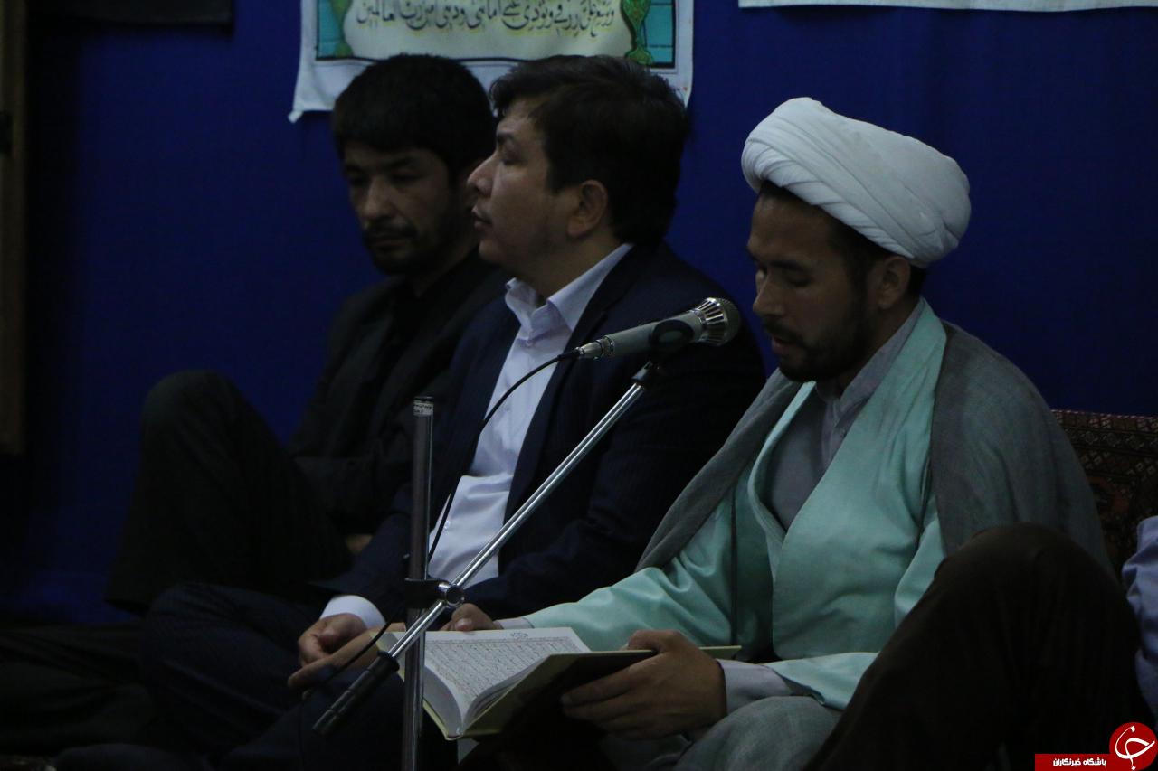 برگزاری مراسم فاتحه خوانی و تجلیل از مقام شهدای مسجد جامع هرات در دفتر آیت الله محقق کابلی (مدظله العالی) + تصویر