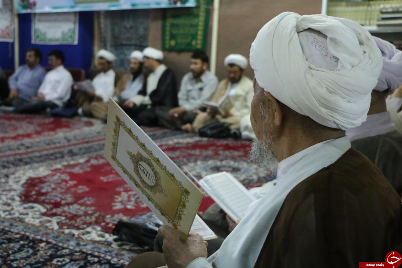 برگزاری مراسم فاتحه خوانی و تجلیل از مقام شهدای مسجد جامع هرات در دفتر آیت الله محقق کابلی (مدظله العالی) + تصویر
