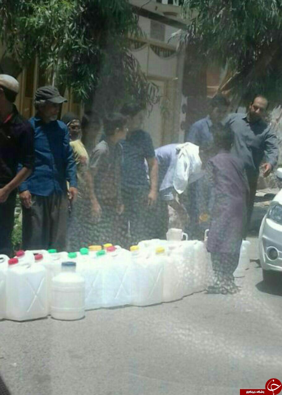 قطع آب شرب سیستان + تصاویر