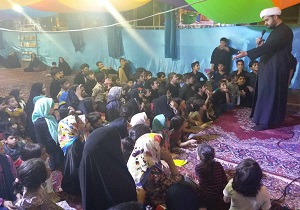 اجرای برنامه اتاق کودک در آستان مقدس امامزاده عبدالله (ع) بافق
