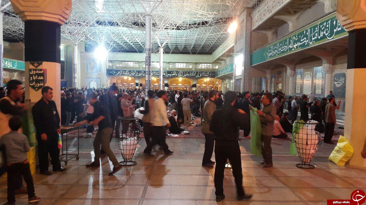مراسم احیای اولین شب قدر در حرم مطهر حضرت معصومه&zwnj;(س) + تصاویر