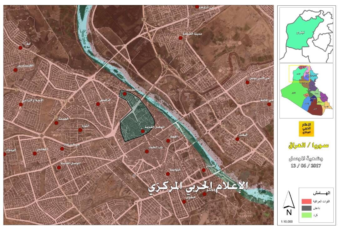 مثلث عملیاتی جنگنده&zwnj;های عراقی بر فراز &laquo;الشفاء&raquo; موصل/ انهدام کارگاه&zwnj;های بمب&zwnj;گذاری داعش در حدیثه و تلعفر