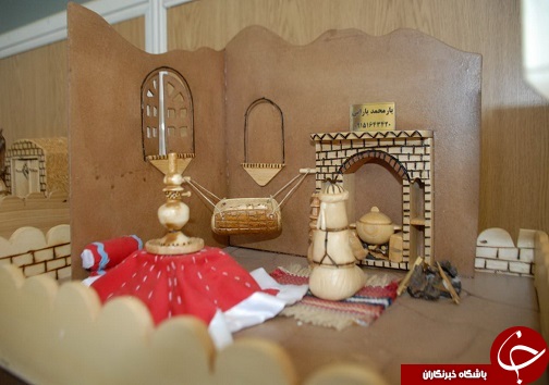 برگزاری نمایشگاه دست سازه های چوبی در بیرجند+تصاویر