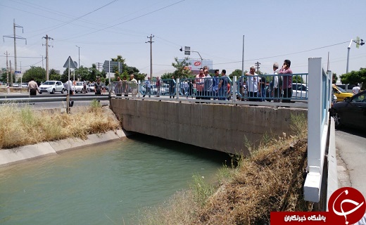 سقوط یک شهروند در کانال آب