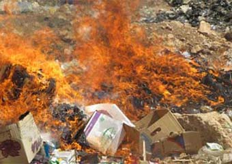 نابود سازی  70 هزار قلم داروی غیرمجاز دامی