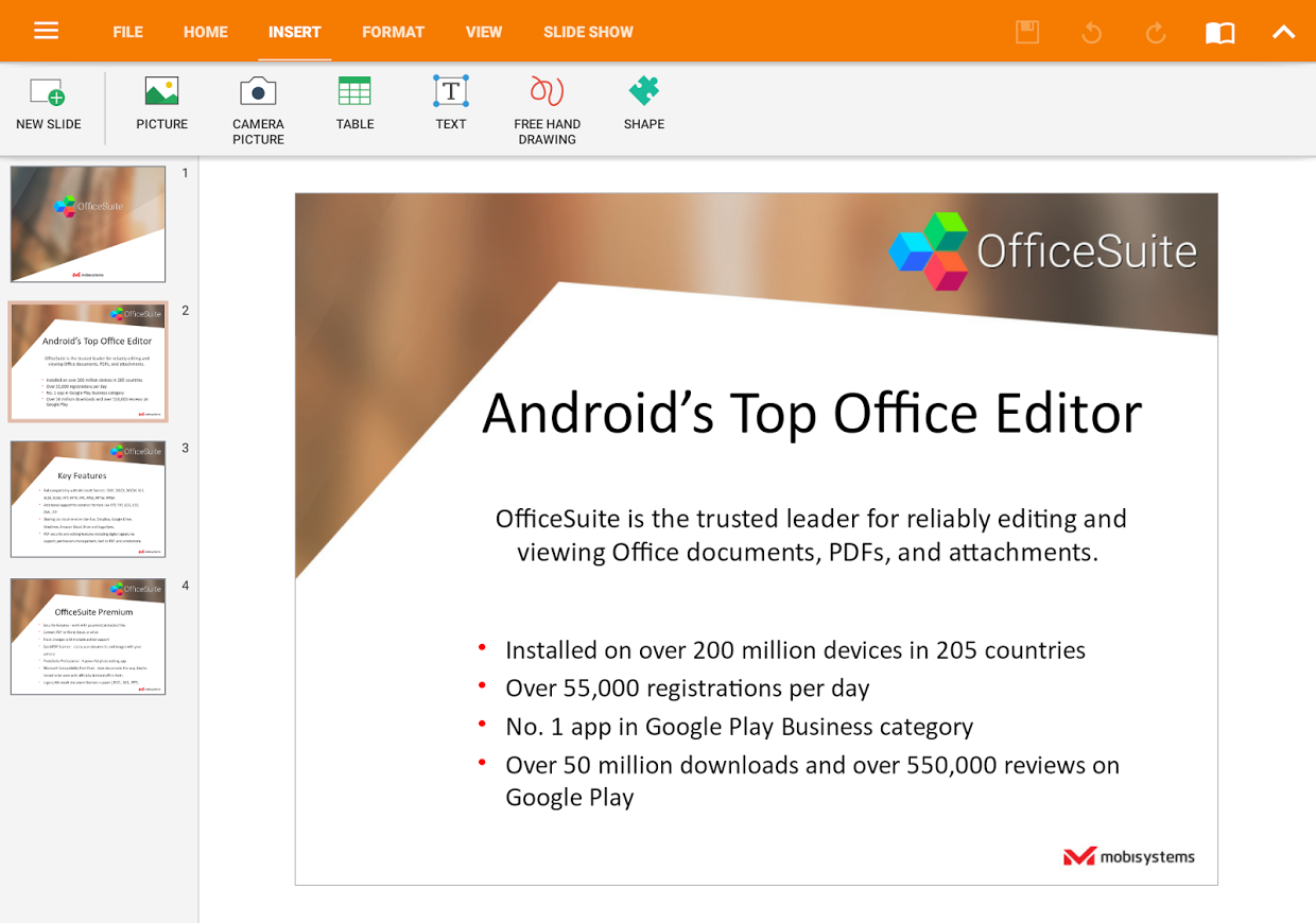 دانلود آفیس سوئیت 9.0.8800 OfficeSuite Pro + PDF برای اندروید ؛ قدرتمندترین آفیس اندروید با پشتبانی از زبان فارسی و PDF