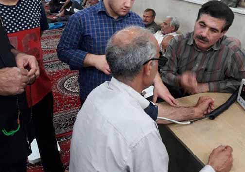 برپایی ۲۰ ایستگاه سلامت بسیج جامعه پزشکی لرستان در شب قدر + تصاویر