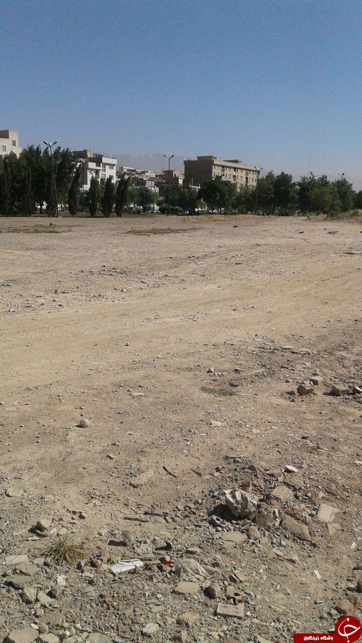 تردد از پیاده رو خاکی + تصاویر