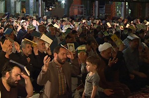طنین  الغوث الغوث در استان مرکزی در شب شهادت مولای متقیان +تصاویر