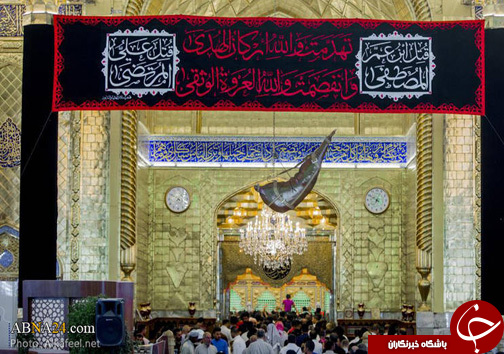 عکس/حرم حضرت عباس(ع) در سالروز شهادت امیر المؤمنین(ع)