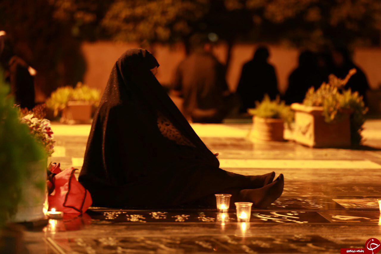 مراسم پرفیض شب&zwnj;های قدر در امامزاده ابراهیم (ع) + تصاویر