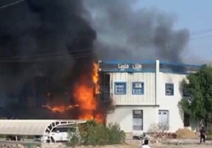 آتش سوزی در هتل مارینا قشم+فیلم