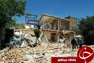 انفجارمنزل مسکونی درشهر آستانه  + عکس