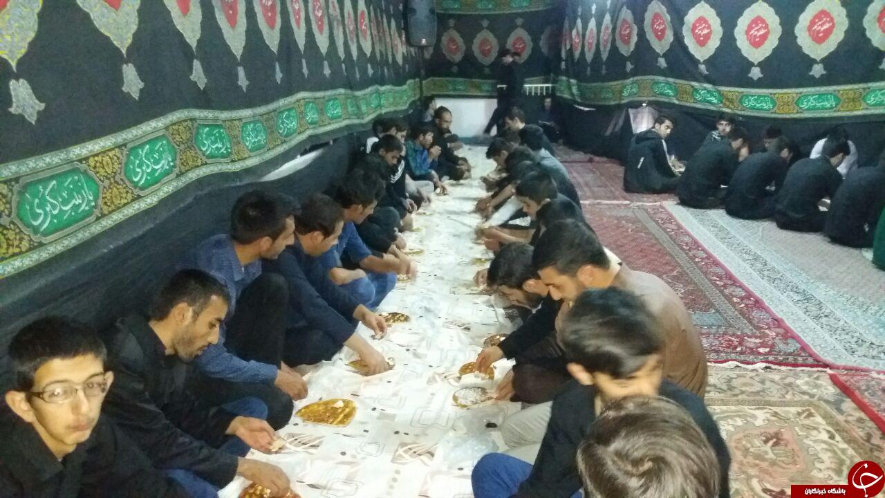 ضیافت افطاری ساده در هیئت فاطمیون چهاربرج + تصاویر
