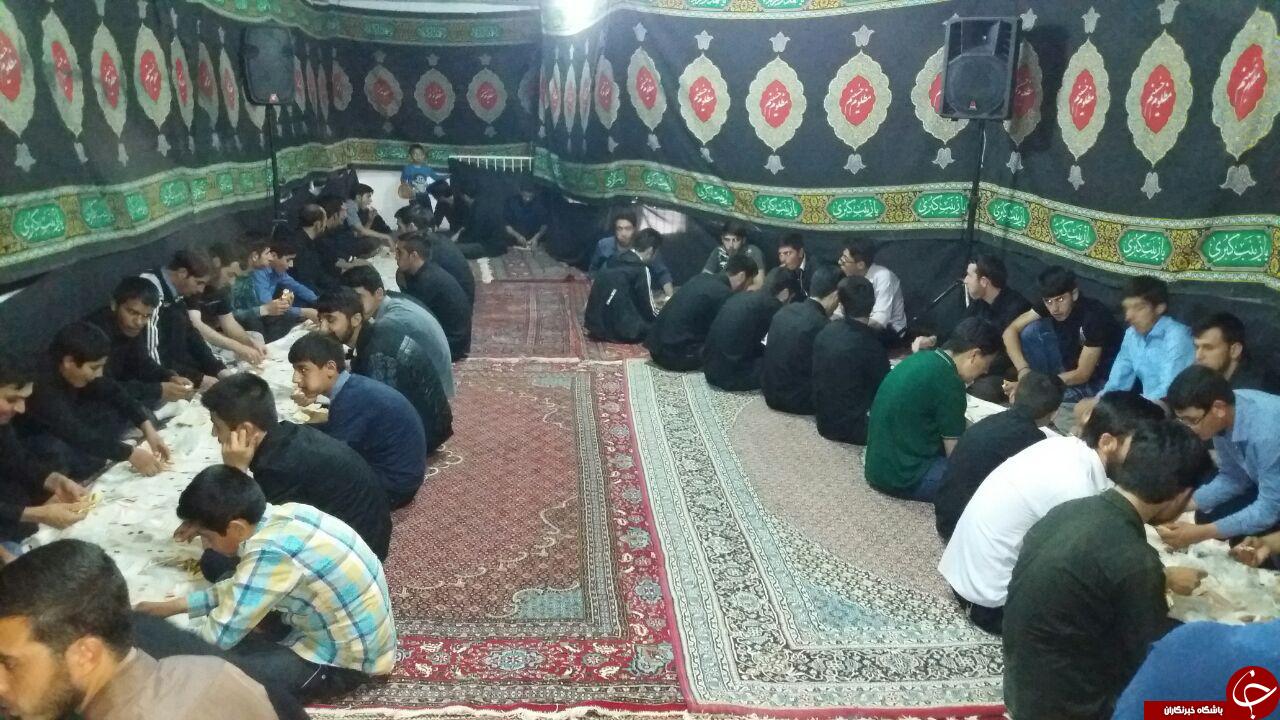 ضیافت افطاری ساده در هیئت فاطمیون چهاربرج + تصاویر
