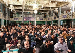 برگزاری مراسم معنوی در سومین شب از شب های لیالی قدر در دارلعباده یزد