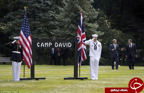 عزیمت خانواده ترامپ به کمپ دیوید+ تصاویر