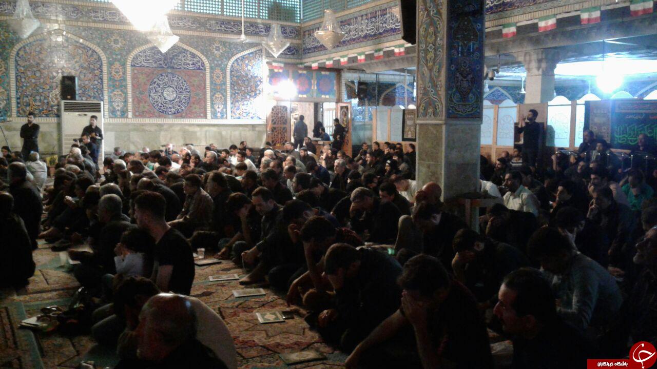 مراسم شب قدر در حسینیه اعظم + تصاویر