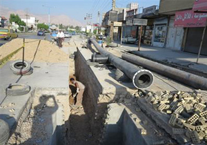 شبکه‌گذاری فاضلاب در ۱۵ نقطه شهر دوگنبدان