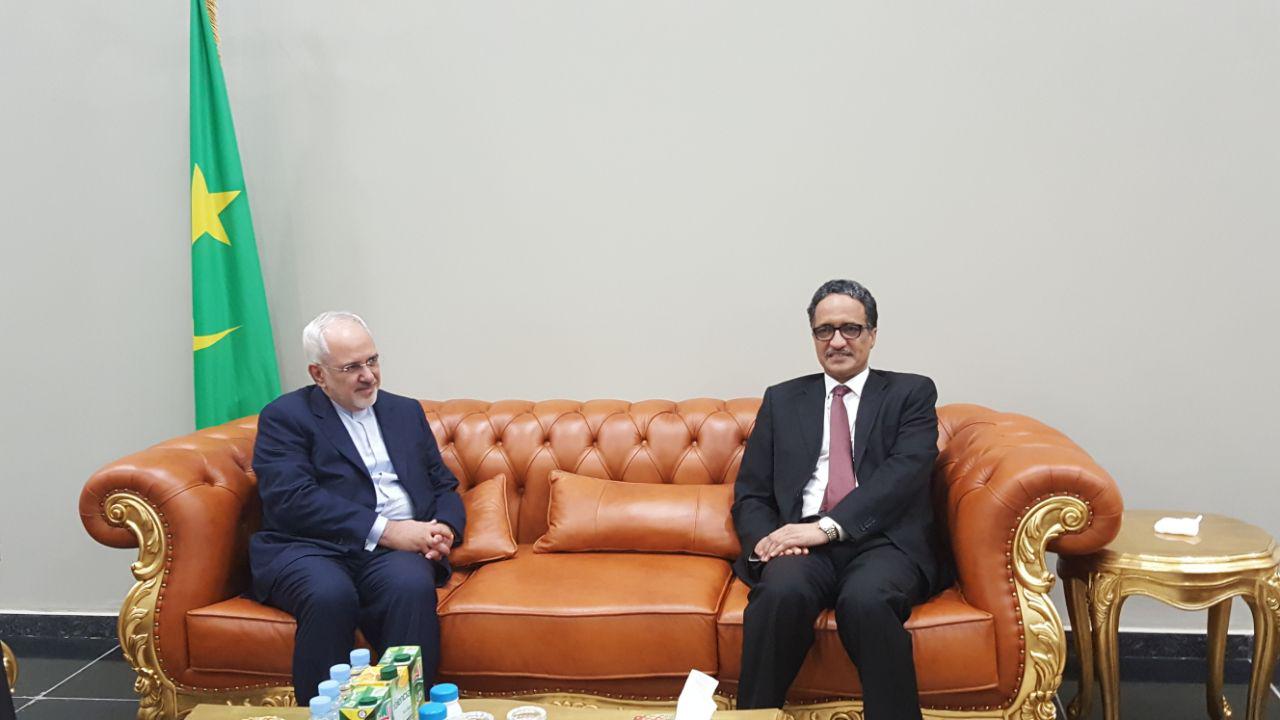 ظریف وارد نواکشوت شد